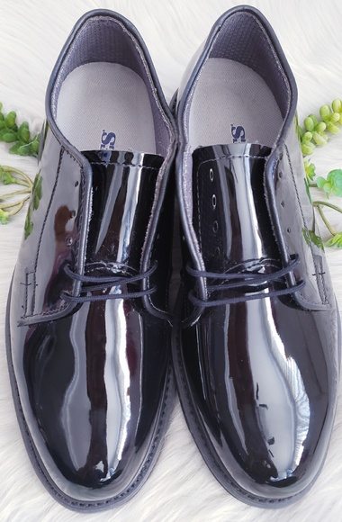Bates 932-B Mens Lites Black Leather Uniform Oxford Shoe FAST FREE USA SHIPPING